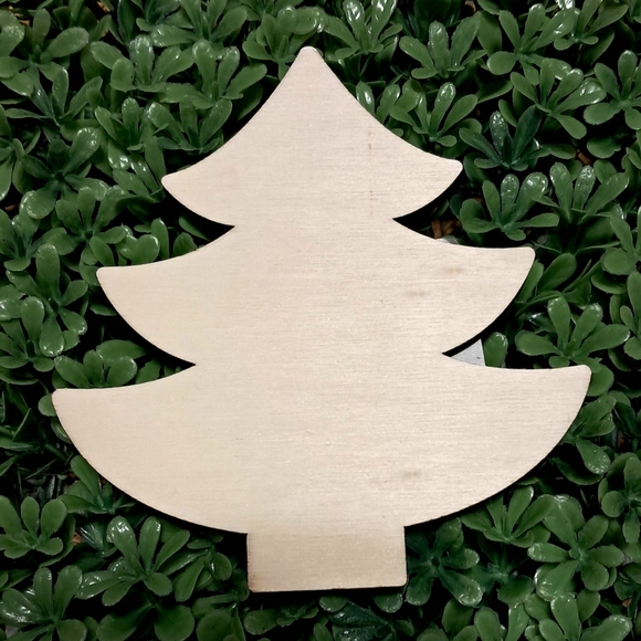 NWT 59Pc Christmas 🎄 Craft Bundle | Wood Ornaments | Tin Container | Wood Signs - Picture 15 of 16